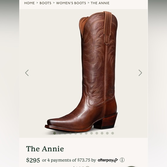 Shoes - Tecovas Annie Cowboy Boot in Sequoia Leather